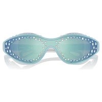 Sunglasses, Swimming shape, Blue by SWAROVSKI