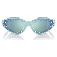 Sunglasses, Swimming shape, Blue by SWAROVSKI
