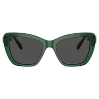 Sunglasses, Square shape, SK6018, Green by SWAROVSKI