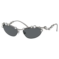Sunglasses, Cat-Eye shape, SKU001, Silver Tone by SWAROVSKI