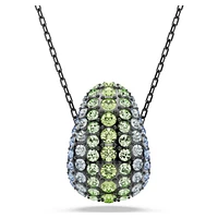 Sublima pendant, Round cut, Multicolored, Ruthenium plated by SWAROVSKI