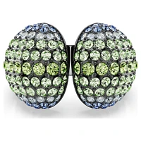 Sublima cocktail ring, Round cut, Multicolored, Ruthenium plated by SWAROVSKI