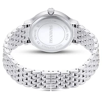 Imber watch, Swiss Made, Metal bracelet, Silver tone, Stainless Steel by SWAROVSKI