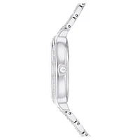 Imber watch, Swiss Made, Metal bracelet, Silver tone, Stainless Steel by SWAROVSKI