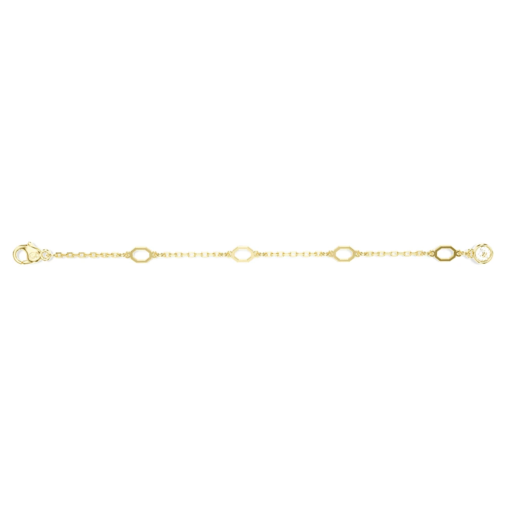 Imber extender, White, Gold-tone plated by SWAROVSKI
