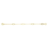 Imber extender, White, Gold-tone plated by SWAROVSKI