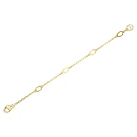 Imber extender, White, Gold-tone plated by SWAROVSKI