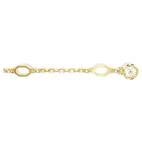Imber extender, White, Gold-tone plated by SWAROVSKI