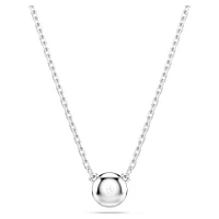 Imber pendant, Round cut, White, Rhodium plated by SWAROVSKI