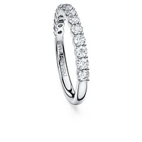 Eternity band ring, Lab-grown diamonds 0.5 ct tw, Round shape, 14K white gold by SWAROVSKI