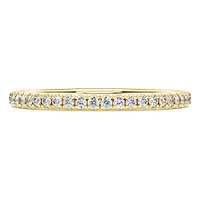 Eternity band ring, Lab-grown diamonds ct tw, Round shape