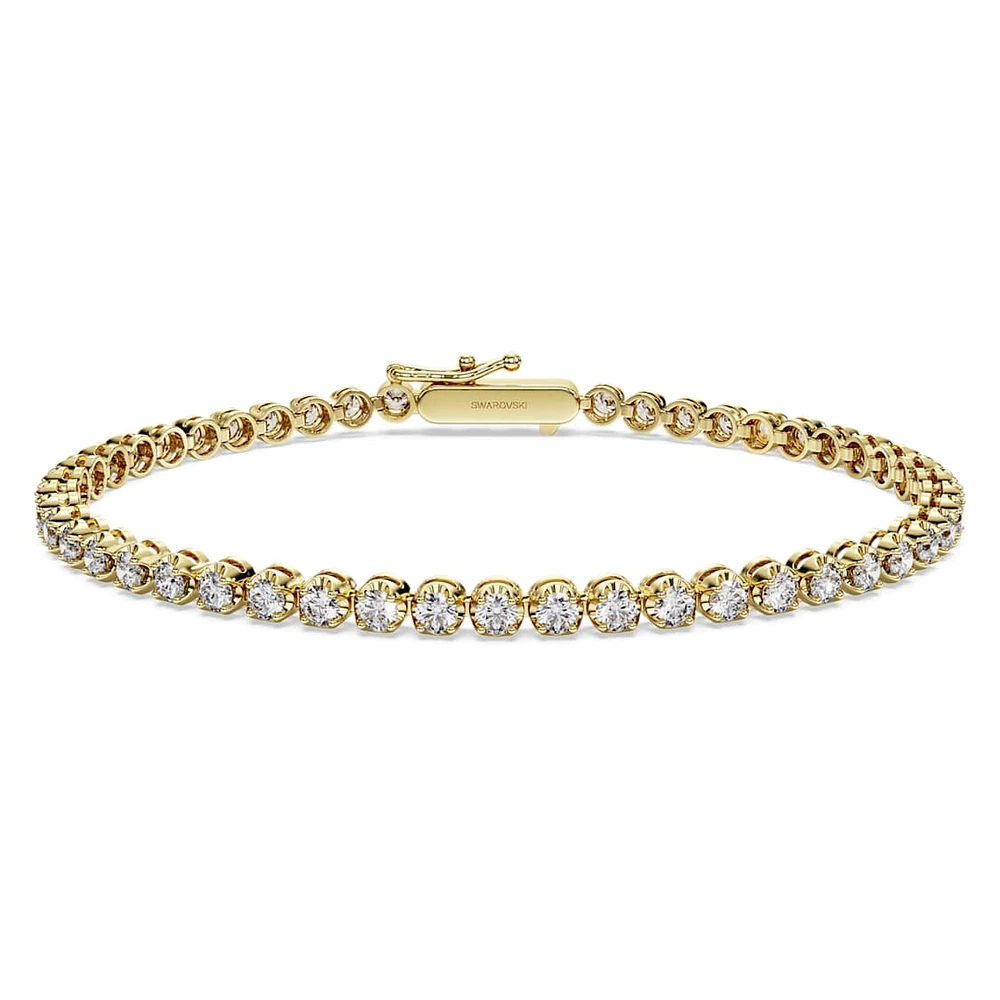 Eternity Tennis bracelet, Lab-grown diamonds ct tw, Round shape