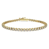 Eternity Tennis bracelet, Lab-grown diamonds ct tw, Round shape