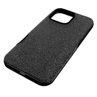 High smartphone case, iPhone® 16 Pro Max, Black by SWAROVSKI