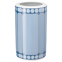 Signum vase, Porcelain, Blue by SWAROVSKI