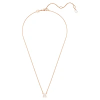 Stilla Attract pendant, Square cut, White