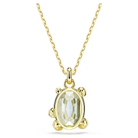 Gema pendant, Mixed cuts, Multicolored, Gold-tone plated by SWAROVSKI