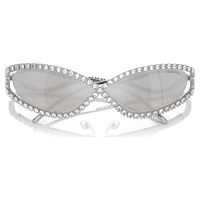 Sunglasses, SK7024, Silver Tone by SWAROVSKI