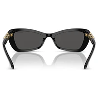 Sunglasses, Butterfly shape, SK6033, Black by SWAROVSKI
