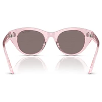 Sunglasses, Round shape, SK6025, Pink by SWAROVSKI
