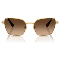 Sunglasses, Square shape, SK7029, Gold tone by SWAROVSKI