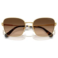 Sunglasses, Square shape, SK7029, Gold tone by SWAROVSKI