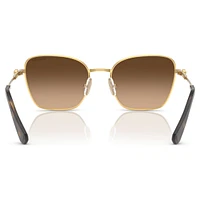 Sunglasses, Square shape, SK7029, Gold tone by SWAROVSKI
