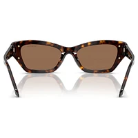 Sunglasses, Cat-Eye shape, SK6029, Brown by SWAROVSKI