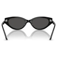 Sunglasses, Cat-Eye shape, SK6030, Black by SWAROVSKI