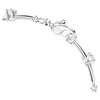 Constella Tennis bracelet, Crystal pearl, Round cuts, White