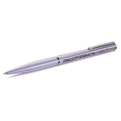 Shimmer ballpoint pen, Purple, Purple lacquered, Chrome plated by SWAROVSKI