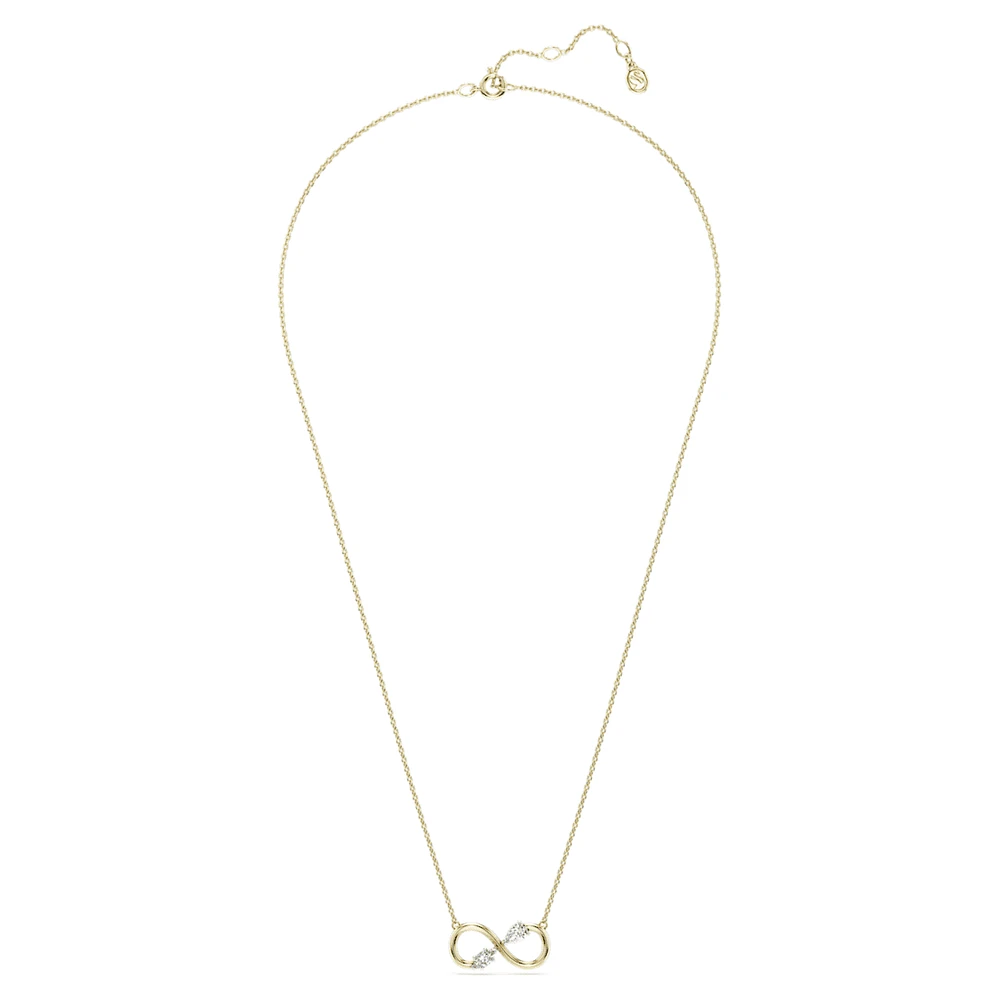 Eternity pendant, Lab-grown diamonds 0.35 ct tw, Mixed shapes, 14K yellow gold by SWAROVSKI