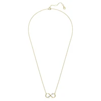 Eternity pendant, Lab-grown diamonds 0.35 ct tw, Mixed shapes, 14K yellow gold by SWAROVSKI