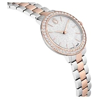 Matrix 3-link watch, Swiss Made, Metal bracelet, Silver Tone