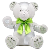 Build-A-Bear Birthstone Bear collectible, Featuring Swarovski® crystals, Teddy bear, August, Light green by SWAROVSKI