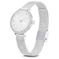 Certa watch, Metal bracelet, Silver Tone, Stainless steel by SWAROVSKI