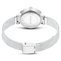 Certa watch, Metal bracelet, Silver Tone, Stainless steel by SWAROVSKI