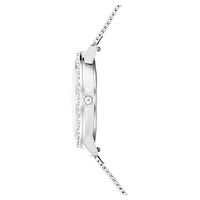 Certa watch, Metal bracelet, Silver Tone, Stainless steel by SWAROVSKI