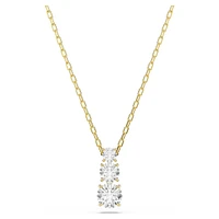 Stilla Attract pendant, Round cut, White