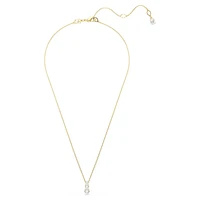 Stilla Attract pendant, Round cut, White