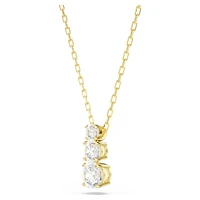 Stilla Attract pendant, Round cut, White