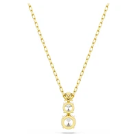 Stilla Attract pendant, Round cut, White