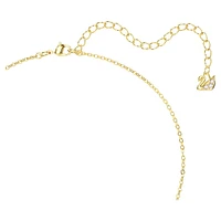 Bella V pendant, Round cut, Red, Gold-tone plated by SWAROVSKI