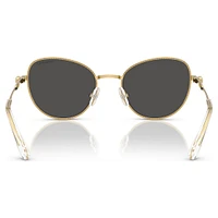 Sunglasses, Cat-eye shape, Gray by SWAROVSKI