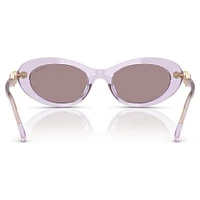 Sunglasses, Oval shape, Pink by SWAROVSKI