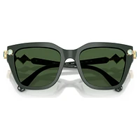 Sunglasses, Square shape, Green by SWAROVSKI