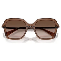 Sunglasses, Square shape, Brown by SWAROVSKI