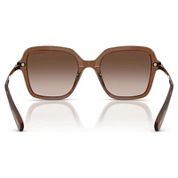 Sunglasses, Square shape, Brown by SWAROVSKI
