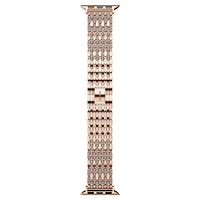 Princess strap, For Apple Watch® 40 mm & 41mm, Rose gold tone, Rose gold-tone finish by SWAROVSKI