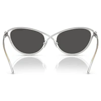 Sunglasses, Cat-Eye shape, SK7025, Silver Tone by SWAROVSKI